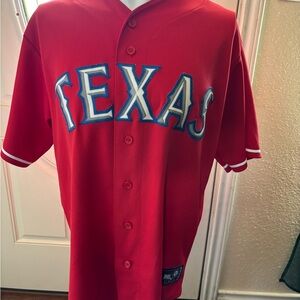 Ian Kinsler #5 Texas Rangers MLB Majestic Authentic Sewn White Jersey Men's XL